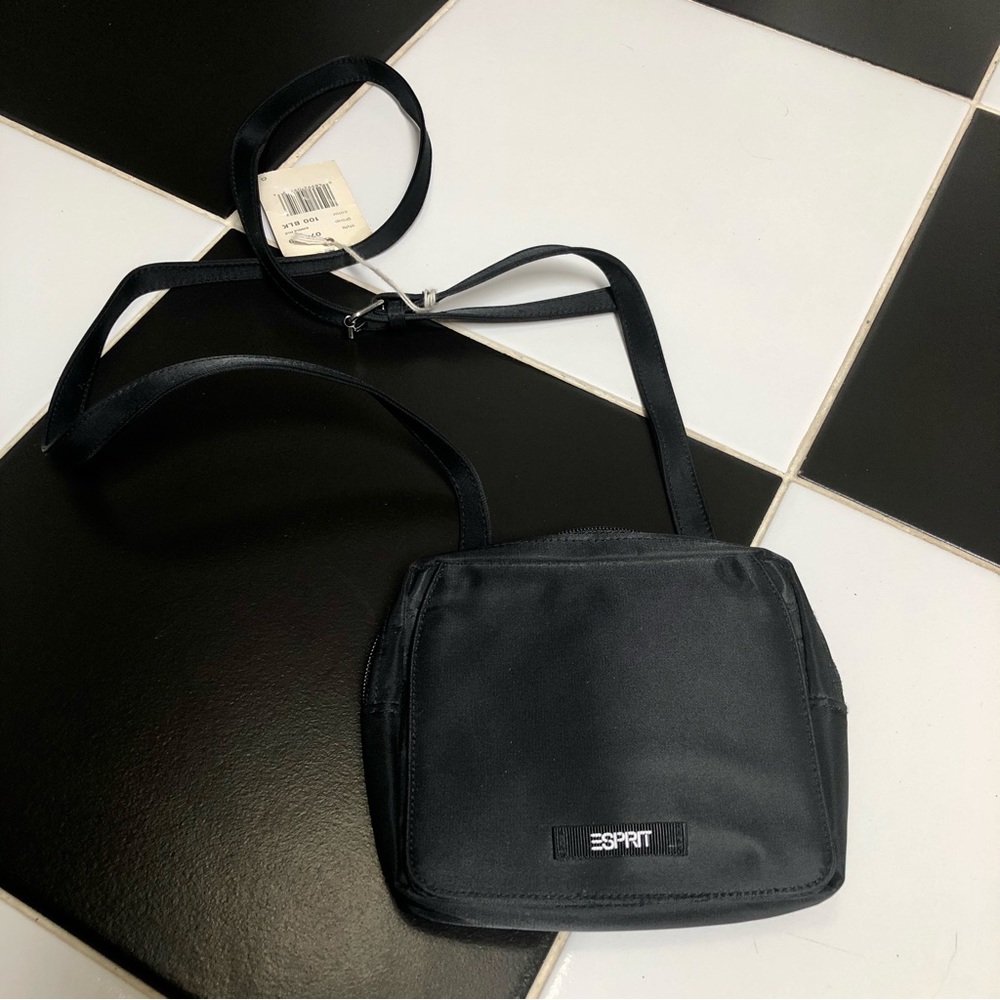 NWT Vintage Esprit Crossbody Bag Travel Shoulder Strap Card Holder Deadstock